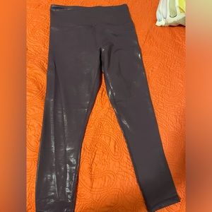 metallic light n tight leggings